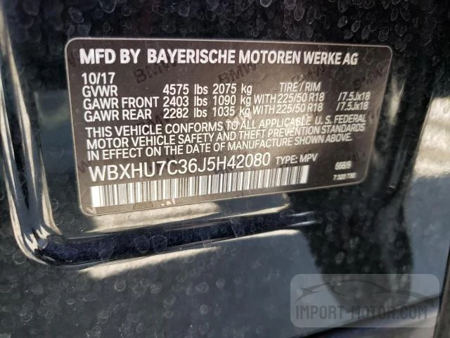 Photo 11 VIN: WBXHU7C36J5H42080 - BMW X1 