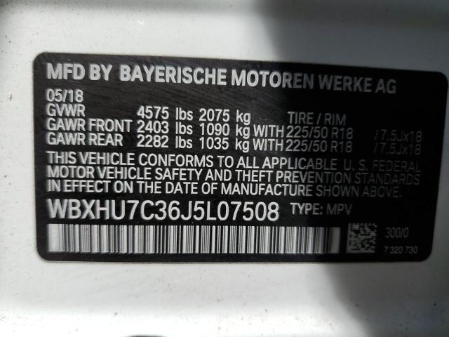 Photo 9 VIN: WBXHU7C36J5L07508 - BMW X1 SDRIVE2 