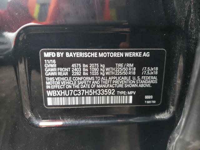 Photo 12 VIN: WBXHU7C37H5H33592 - BMW X1 SDRIVE2 