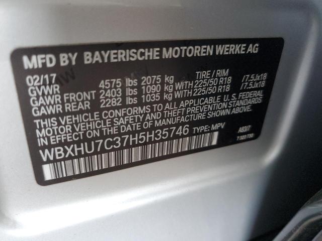 Photo 12 VIN: WBXHU7C37H5H35746 - BMW X1 SDRIVE2 