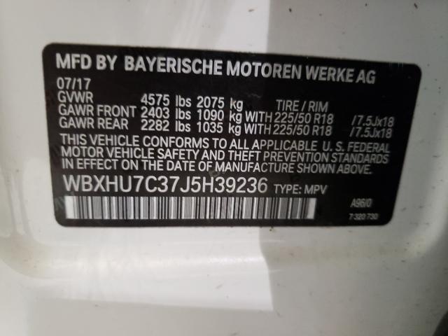 Photo 9 VIN: WBXHU7C37J5H39236 - BMW X1 SDRIVE2 