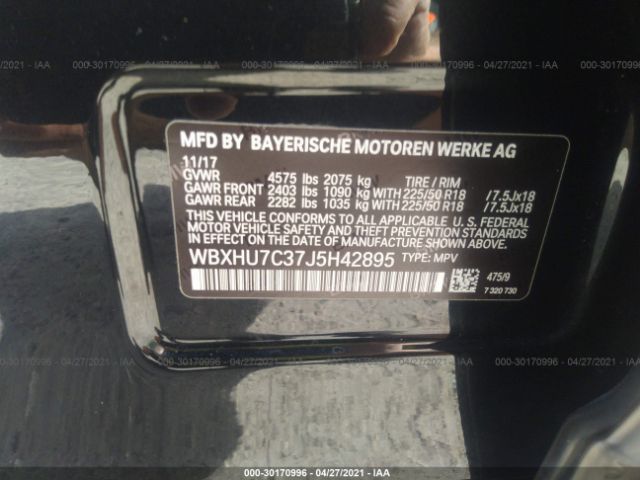 Photo 8 VIN: WBXHU7C37J5H42895 - BMW X1 