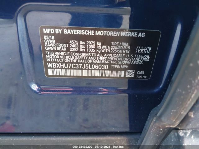 Photo 8 VIN: WBXHU7C37J5L06030 - BMW X1 