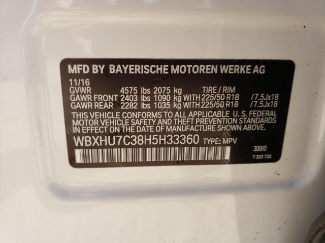 Photo 11 VIN: WBXHU7C38H5H33360 - BMW X1 SDRIVE2 