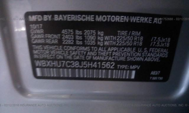 Photo 8 VIN: WBXHU7C38J5H41562 - BMW X1 