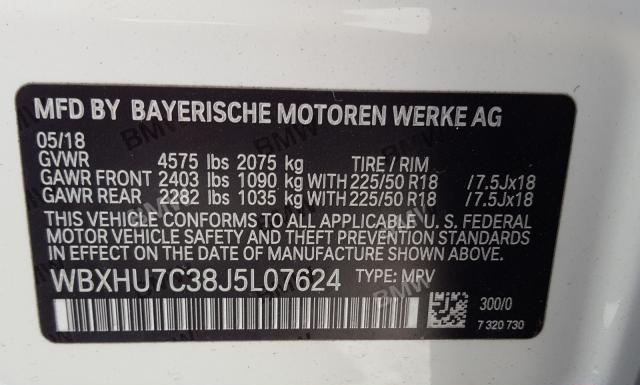 Photo 9 VIN: WBXHU7C38J5L07624 - BMW X1 