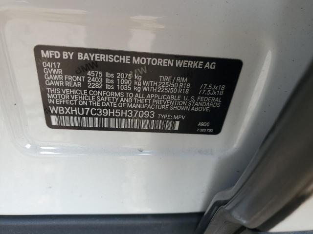 Photo 12 VIN: WBXHU7C39H5H37093 - BMW X1 SDRIVE2 