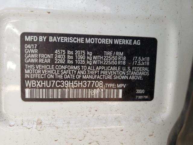 Photo 9 VIN: WBXHU7C39H5H37708 - BMW X1 SDRIVE2 