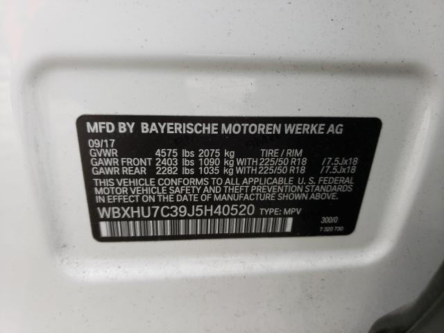 Photo 9 VIN: WBXHU7C39J5H40520 - BMW X1 