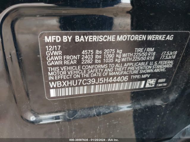 Photo 8 VIN: WBXHU7C39J5H44406 - BMW X1 