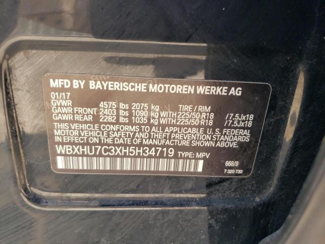 Photo 12 VIN: WBXHU7C3XH5H34719 - BMW X1 SDRIVE2 