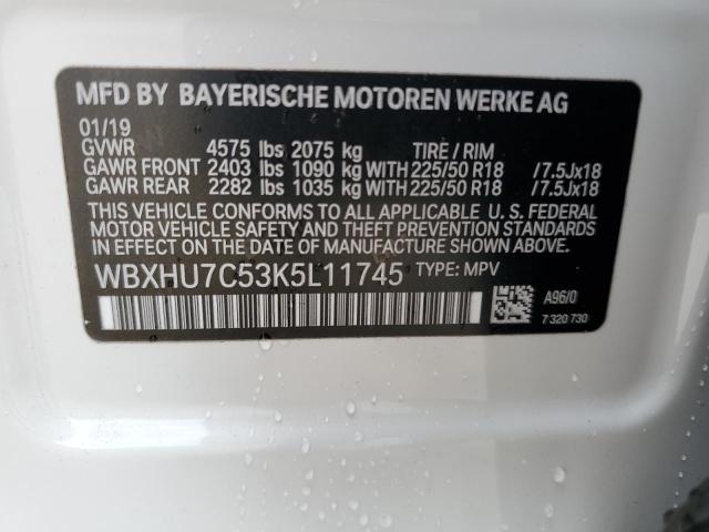 Photo 12 VIN: WBXHU7C53K5L11745 - BMW X1 SDRIVE2 