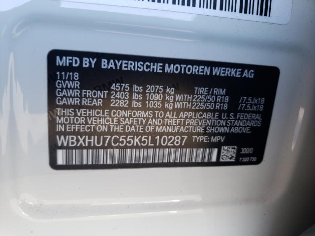 Photo 9 VIN: WBXHU7C55K5L10287 - BMW X1 