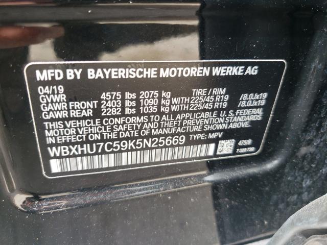 Photo 9 VIN: WBXHU7C59K5N25669 - BMW X1 SDRIVE2 