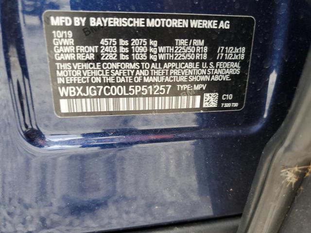 Photo 9 VIN: WBXJG7C00L5P51257 - BMW X1 SDRIVE2 