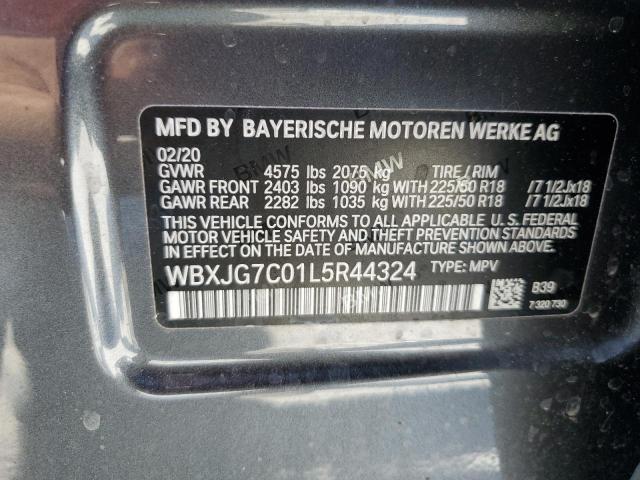 Photo 12 VIN: WBXJG7C01L5R44324 - BMW X1 SDRIVE2 