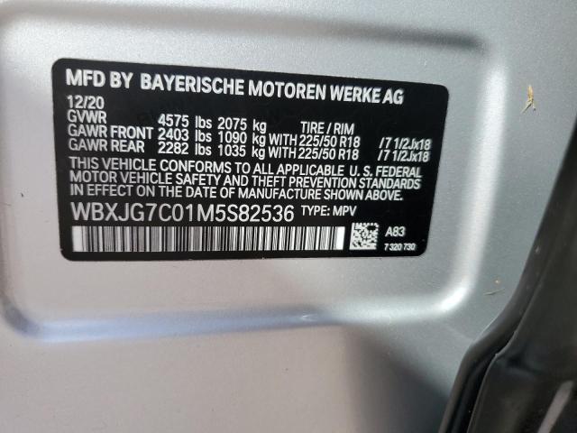 Photo 12 VIN: WBXJG7C01M5S82536 - BMW X1 SDRIVE2 