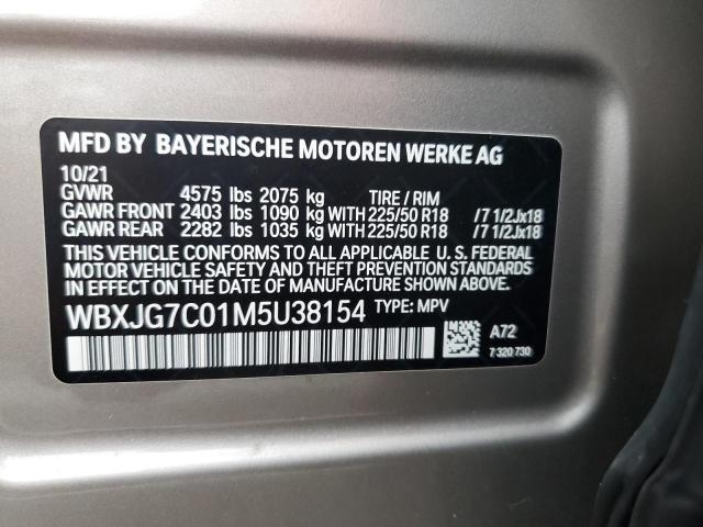 Photo 12 VIN: WBXJG7C01M5U38154 - BMW X1 SDRIVE2 