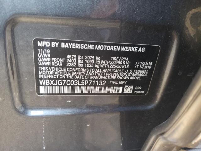 Photo 9 VIN: WBXJG7C03L5P71132 - BMW X1 SDRIVE2 