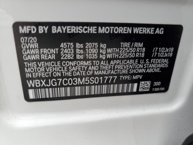 Photo 9 VIN: WBXJG7C03M5S01777 - BMW X1 SDRIVE2 