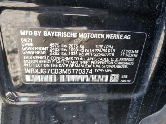 Photo 12 VIN: WBXJG7C03M5T70374 - BMW X1 SDRIVE2 