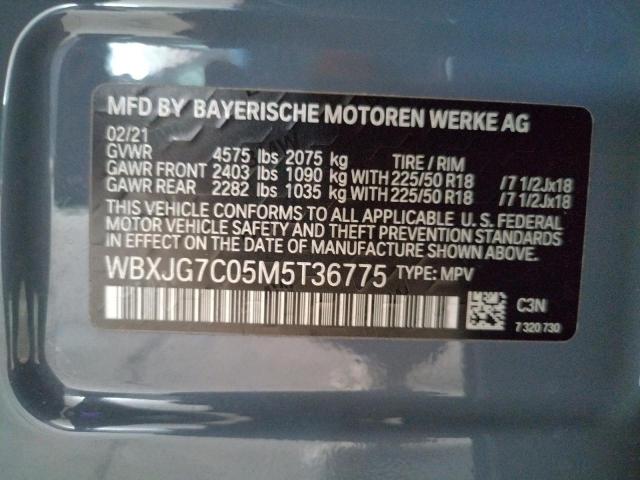 Photo 9 VIN: WBXJG7C05M5T36775 - BMW X1 SDRIVE2 