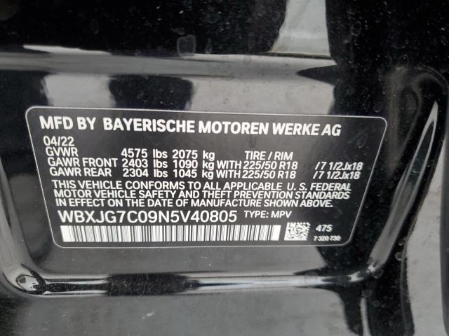 Photo 12 VIN: WBXJG7C09N5V40805 - BMW X1 