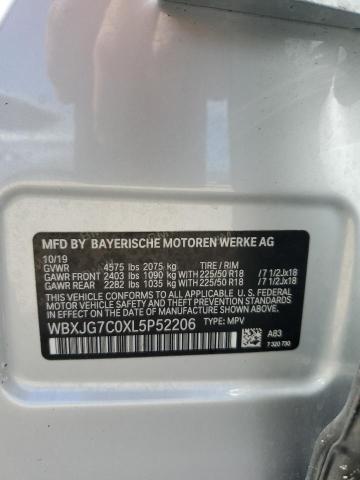 Photo 12 VIN: WBXJG7C0XL5P52206 - BMW X1 SDRIVE2 