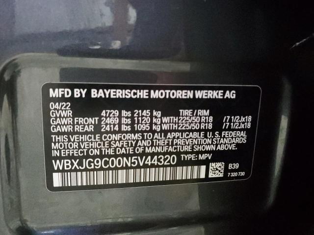 Photo 12 VIN: WBXJG9C00N5V44320 - BMW X1 XDRIVE2 