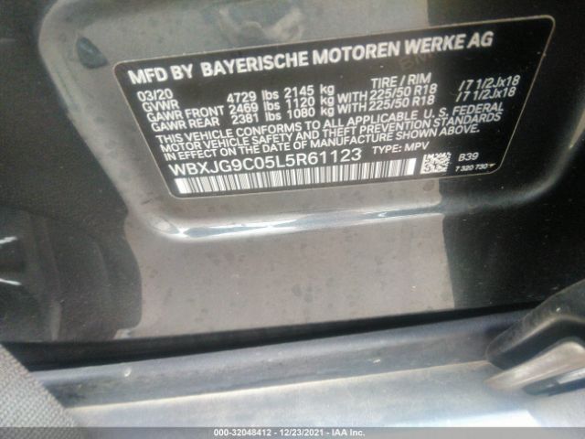 Photo 8 VIN: WBXJG9C05L5R61123 - BMW X1 