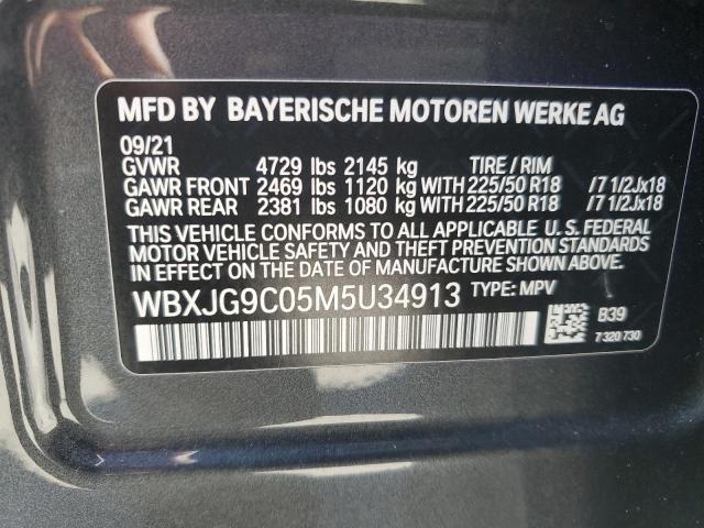 Photo 11 VIN: WBXJG9C05M5U34913 - BMW X1 XDRIVE2 