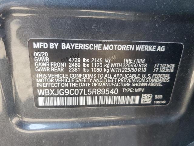 Photo 12 VIN: WBXJG9C07L5R89540 - BMW X1 XDRIVE2 