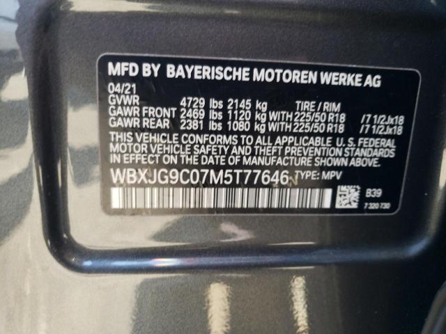 Photo 11 VIN: WBXJG9C07M5T77646 - BMW X1 XDRIVE2 