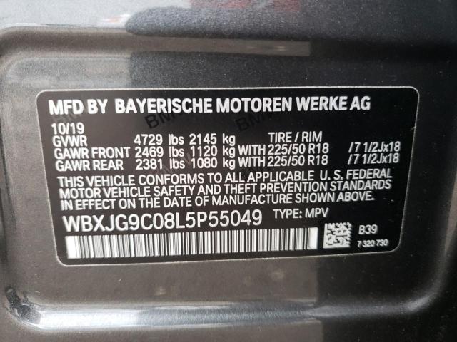 Photo 11 VIN: WBXJG9C08L5P55049 - BMW X1 XDRIVE2 