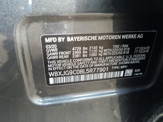 Photo 9 VIN: WBXJG9C08L5R77901 - BMW X1 XDRIVE2 