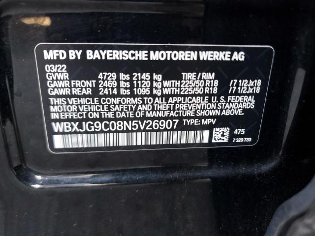 Photo 12 VIN: WBXJG9C08N5V26907 - BMW X1 XDRIVE2 