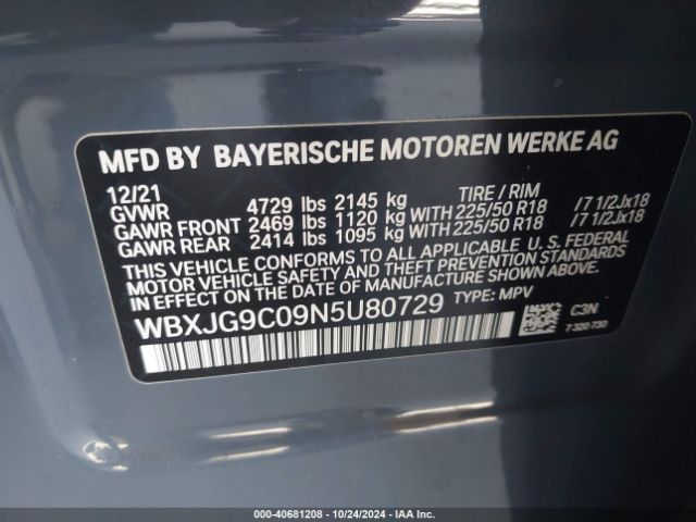 Photo 8 VIN: WBXJG9C09N5U80729 - BMW X1 