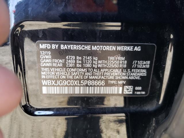 Photo 9 VIN: WBXJG9C0XL5P88666 - BMW X1 XDRIVE2 