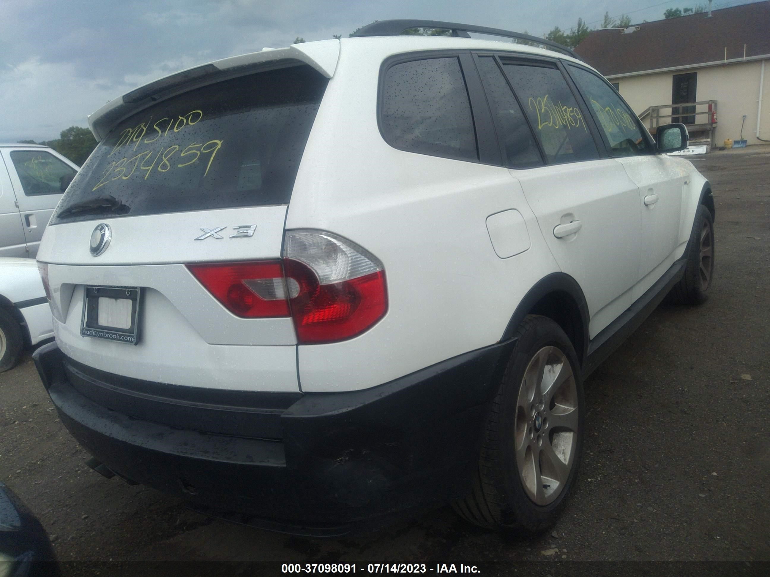 Photo 3 VIN: WBXPA93405WD02414 - BMW X3 