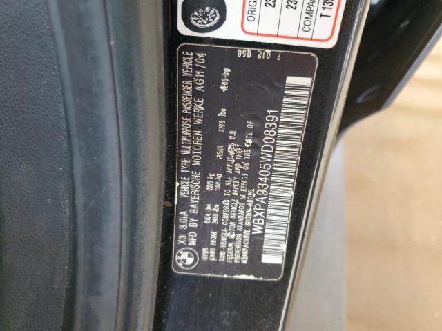 Photo 12 VIN: WBXPA93405WD08391 - BMW X3 