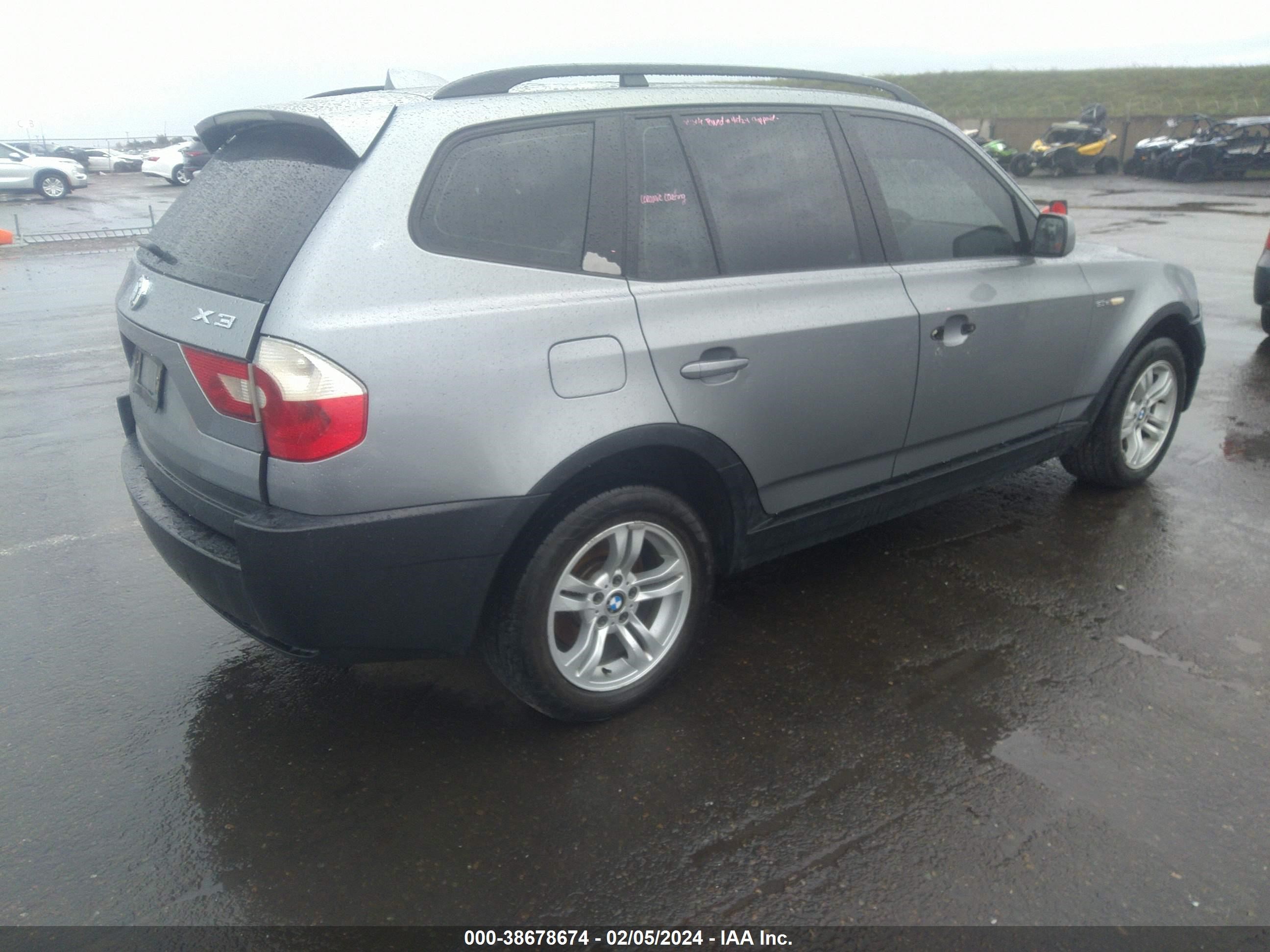 Photo 3 VIN: WBXPA93405WD08505 - BMW X3 