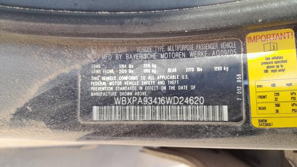 Photo 1 VIN: WBXPA93416WD24620 - BMW X3 