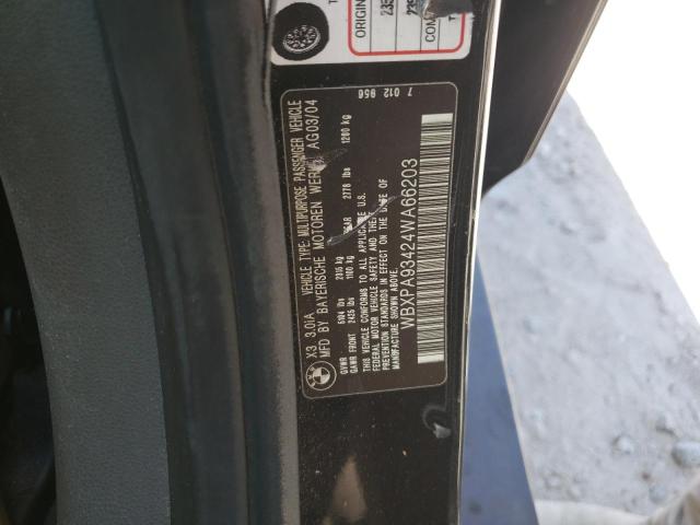 Photo 12 VIN: WBXPA93424WA66203 - BMW X3 3.0I 