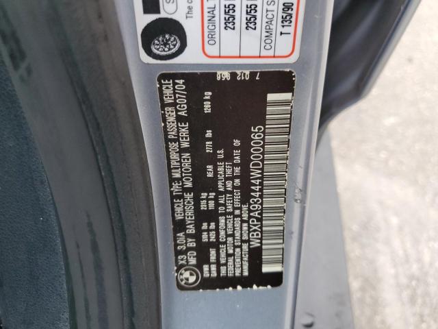 Photo 13 VIN: WBXPA93444WD00065 - BMW X3 3.0I 