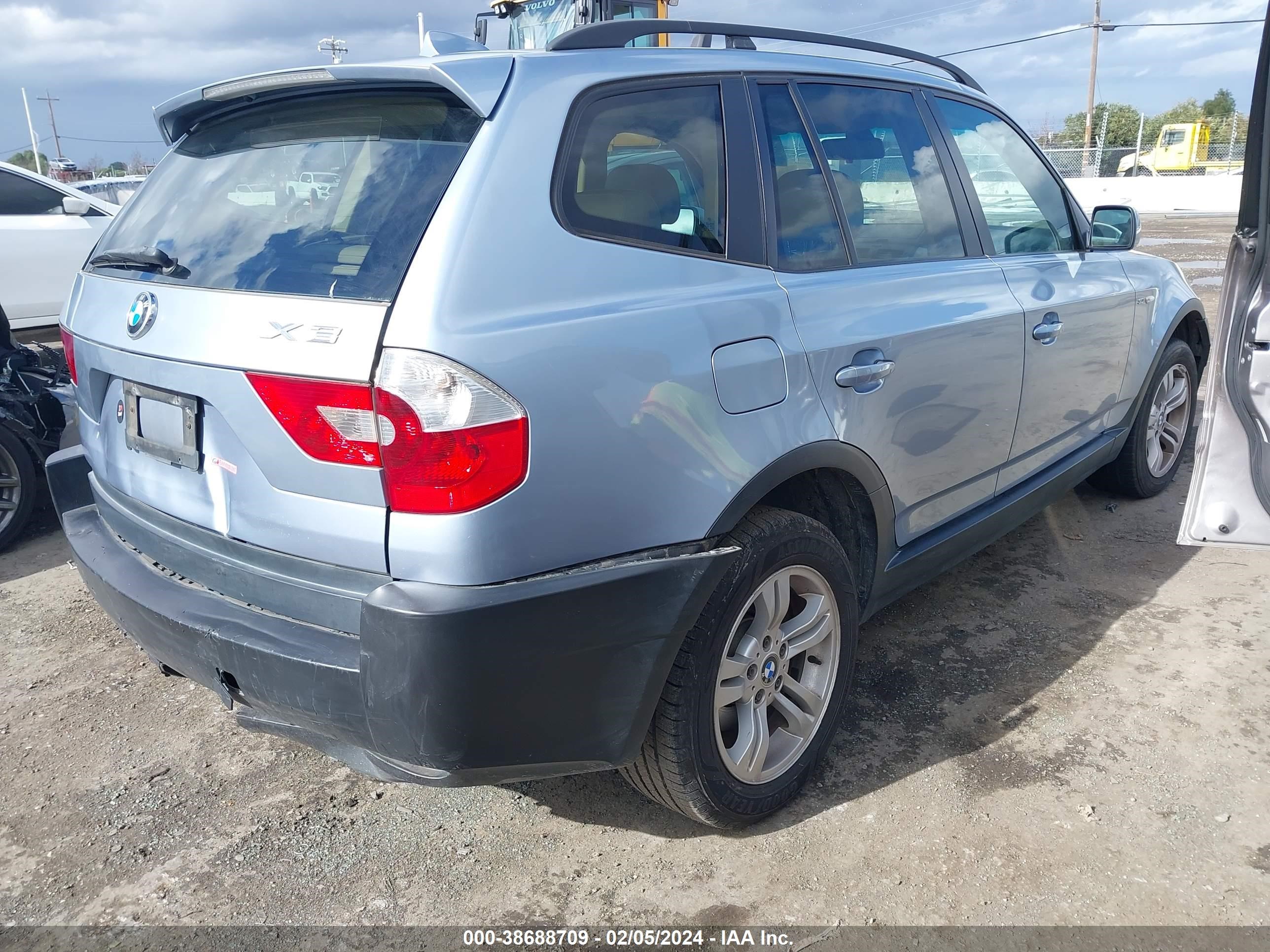 Photo 3 VIN: WBXPA93455WD03784 - BMW X3 