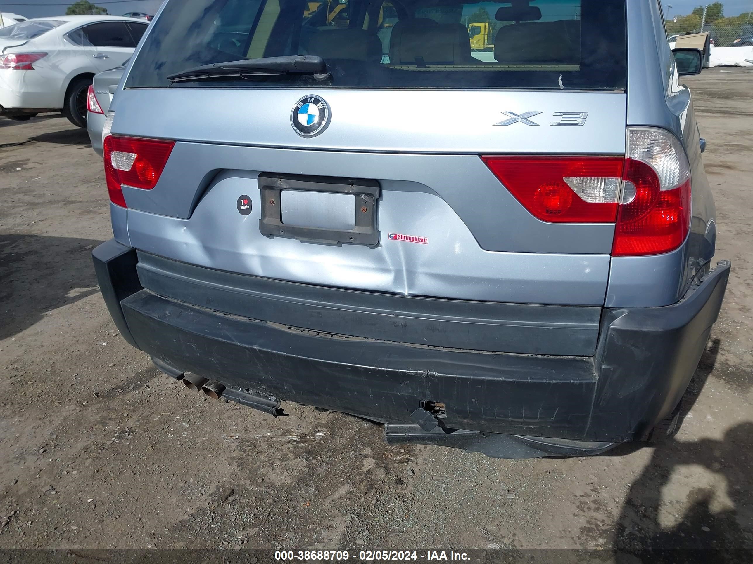 Photo 5 VIN: WBXPA93455WD03784 - BMW X3 