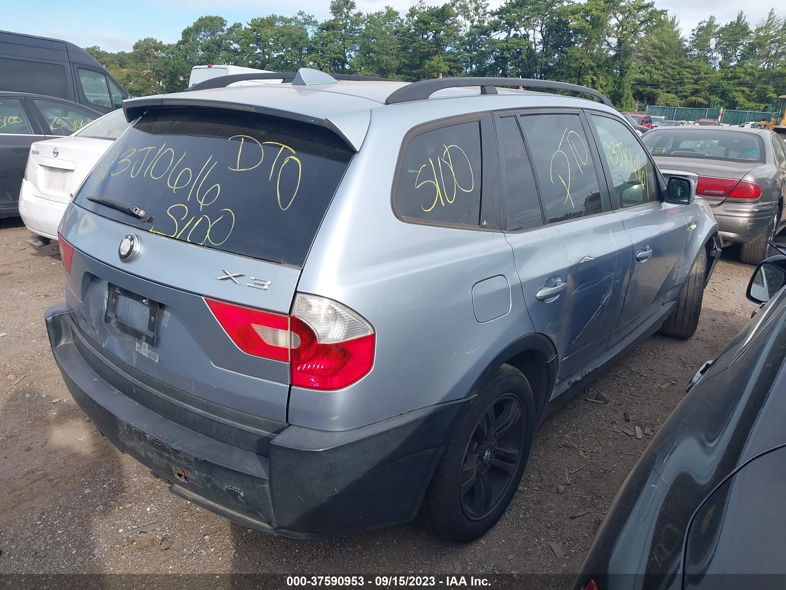 Photo 3 VIN: WBXPA93464WD00939 - BMW X3 