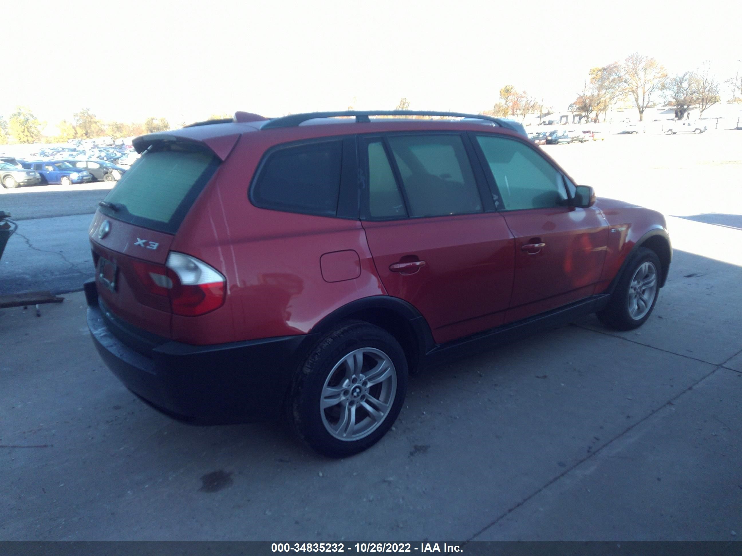 Photo 3 VIN: WBXPA93465WD13207 - BMW X3 