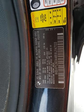 Photo 9 VIN: WBXPC93448WJ14703 - BMW X3 3.0SI 