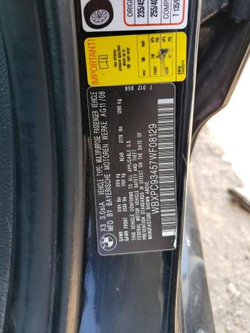 Photo 11 VIN: WBXPC93457WF08129 - BMW X3 3.0SI 